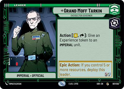 【SOR007/EN】Grand Moff Tarkin - Oversector Governor