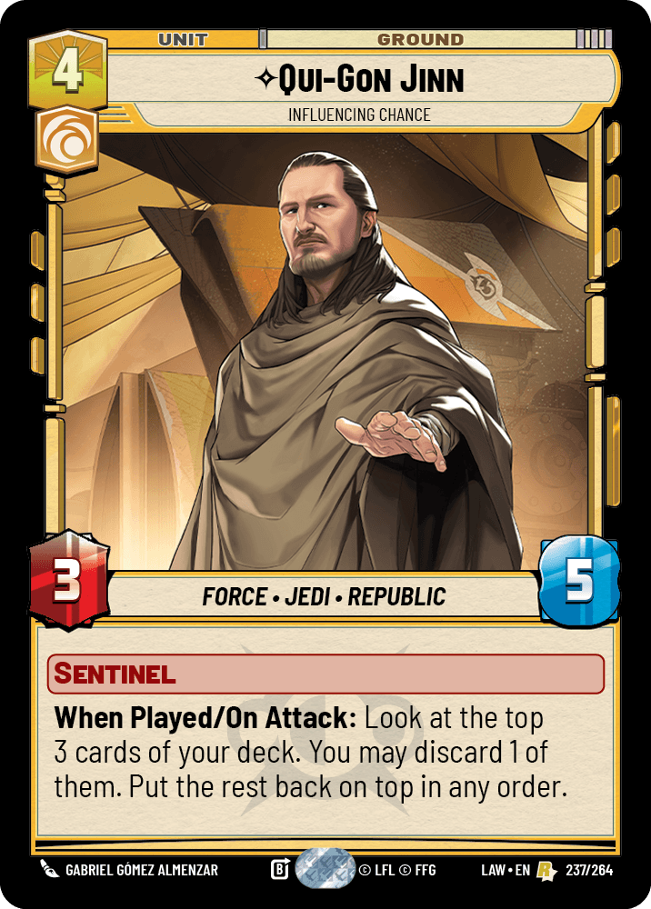 【LAW237/EN】Qui-Gon Jinn - Influencing Chance
