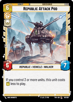 【TWI197/EN】Republic Attack Pod(FOIL)