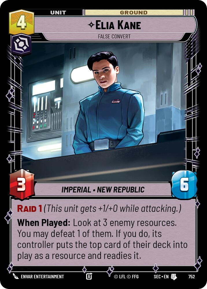 【SEC0752/EN】Elia Kane - False Convert (Foil)