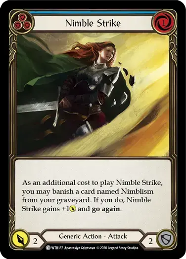 【U-WTR187/EN】Nimble Strike[Blue]