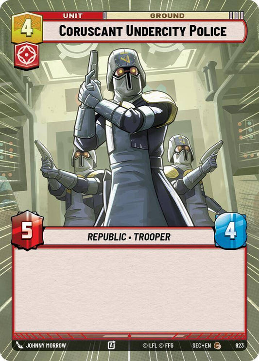 【SEC0923/EN】Coruscant Undercity Police (Hyperspace/Foil)