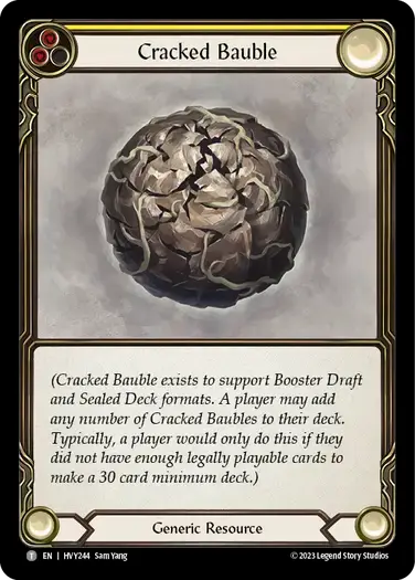 【HVY244/EN】Cracked Bauble/ひび割れたガラクタ