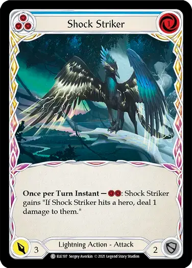 【ELE197/EN】Shock Striker[Blue]