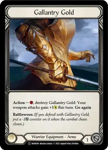 【U-MON108/EN】Gallantry Gold