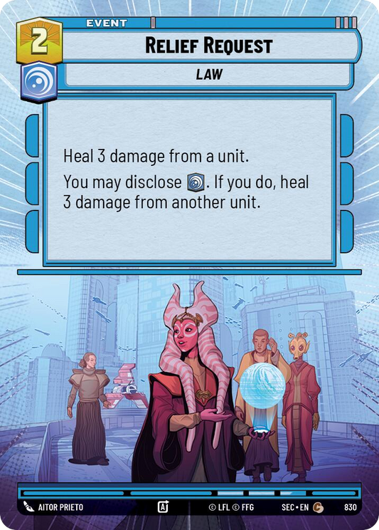 【SEC0830/EN】Relief Request (Hyperspace/Foil)