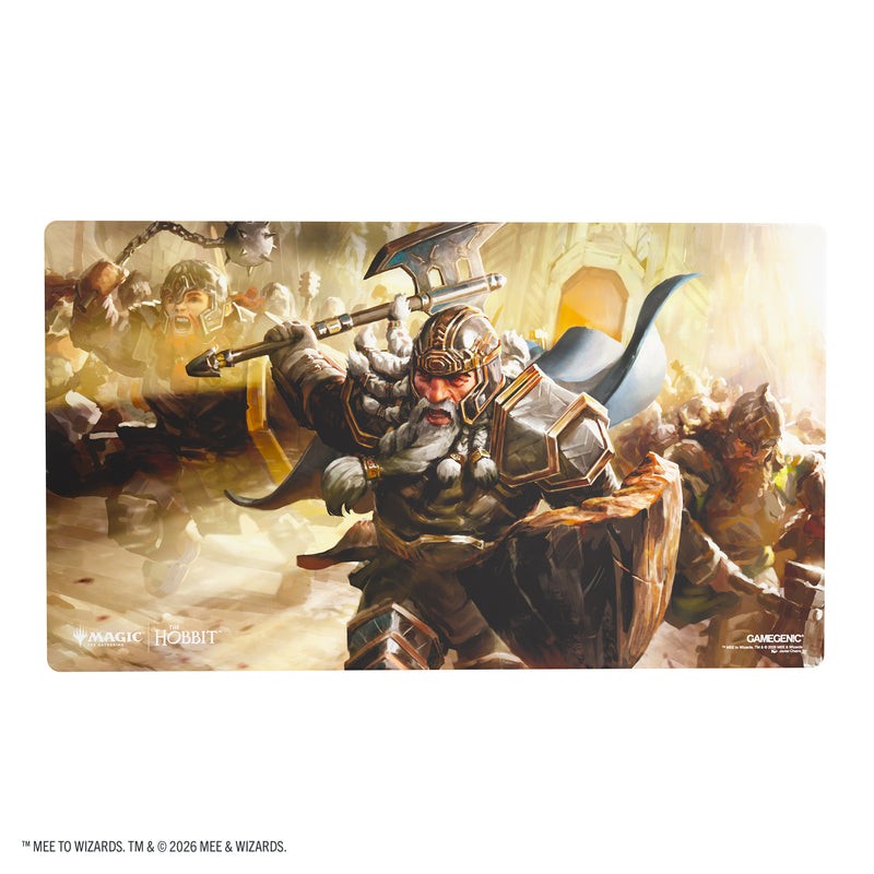 【GAMEGENIC】Magic: The Gathering | The Hobbit Prime Playmat - Thorin, Mountain-king※配送方法はゆうパックをご選択ください