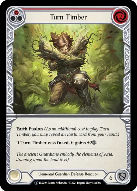 【U-ELE010/EN】Turn Timber[Red]