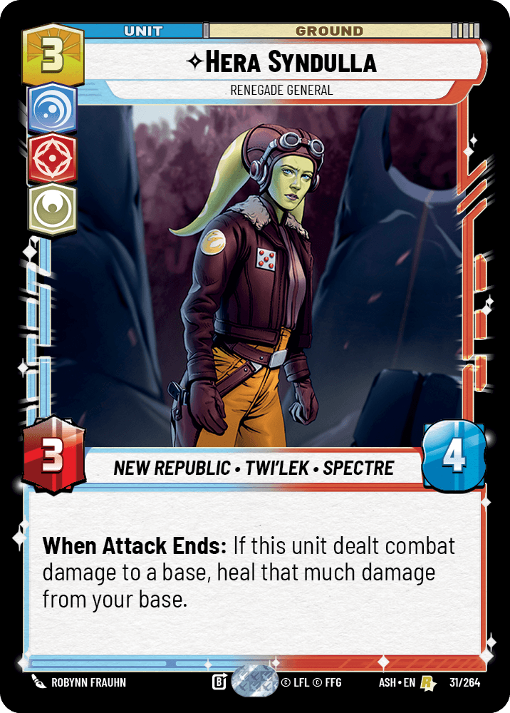 【ASH031/EN】Hera Syndulla - Renegade General