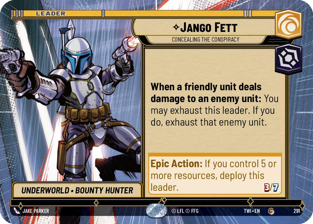 【TWI291/EN】Jango Fett - Concealing the Conspiracy(HYPERSPACE)