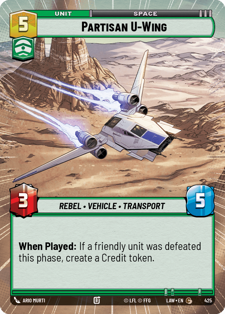 【LAW425/EN】Partisan U-Wing (Hyperspace)
