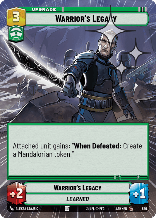 【ASH636/EN】Warrior's Legacy (Hyperspace/Foil)