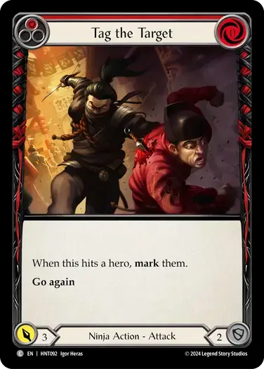 【HNT092/EN】Tag the Target/目標補捉[Red]