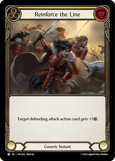 【HVY220/EN】Reinforce the Line/戦線の強化[Yellow]