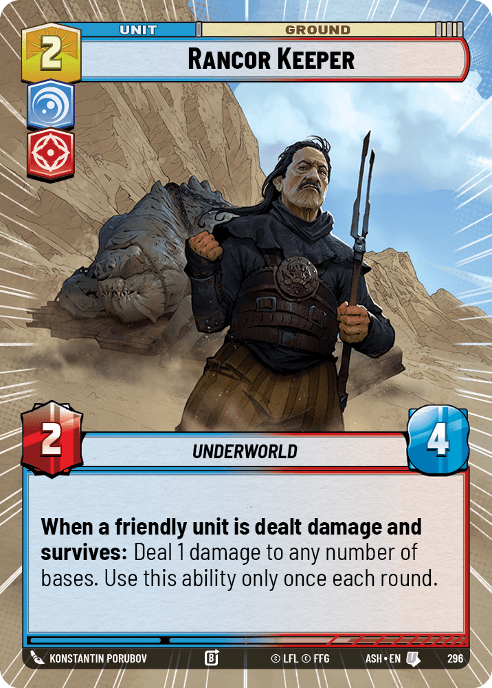 【ASH296/EN】Rancor Keeper (Hyperspace)