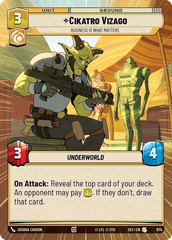 【SEC0974/EN】Cikatro Vizago - Business is What Matters (Hyperspace/Foil)