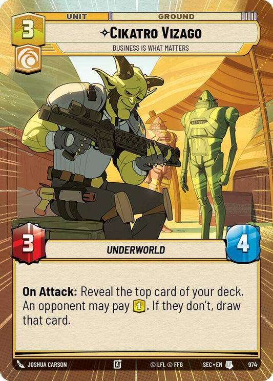 【SEC0974/EN】Cikatro Vizago - Business is What Matters (Hyperspace/Foil)