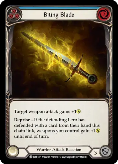 【U-WTR137/EN】Biting Blade[Blue]