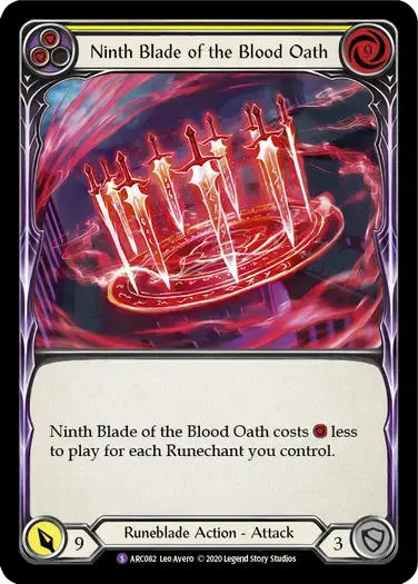 【U-ARC082/EN】Ninth Blade of the Blood Oath