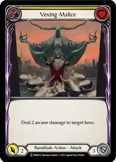 【U-MON233/EN】Vexing Malice[Yellow]