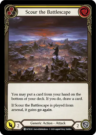 【U-WTR195/EN/RF】Scour the Battlescape[Yellow]