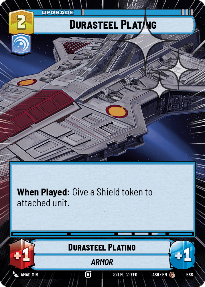 【ASH588/EN】Durasteel Plating (Hyperspace/Foil)