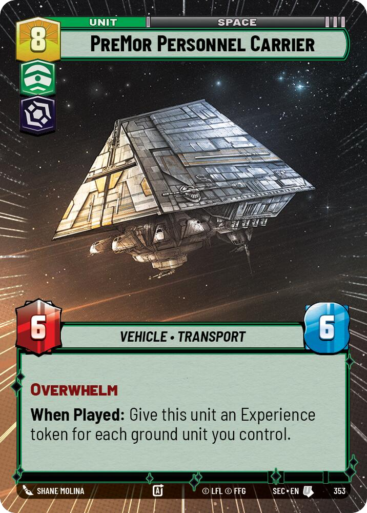 【SEC0353/EN】PreMor Personnel Carrier (Hyperspace)