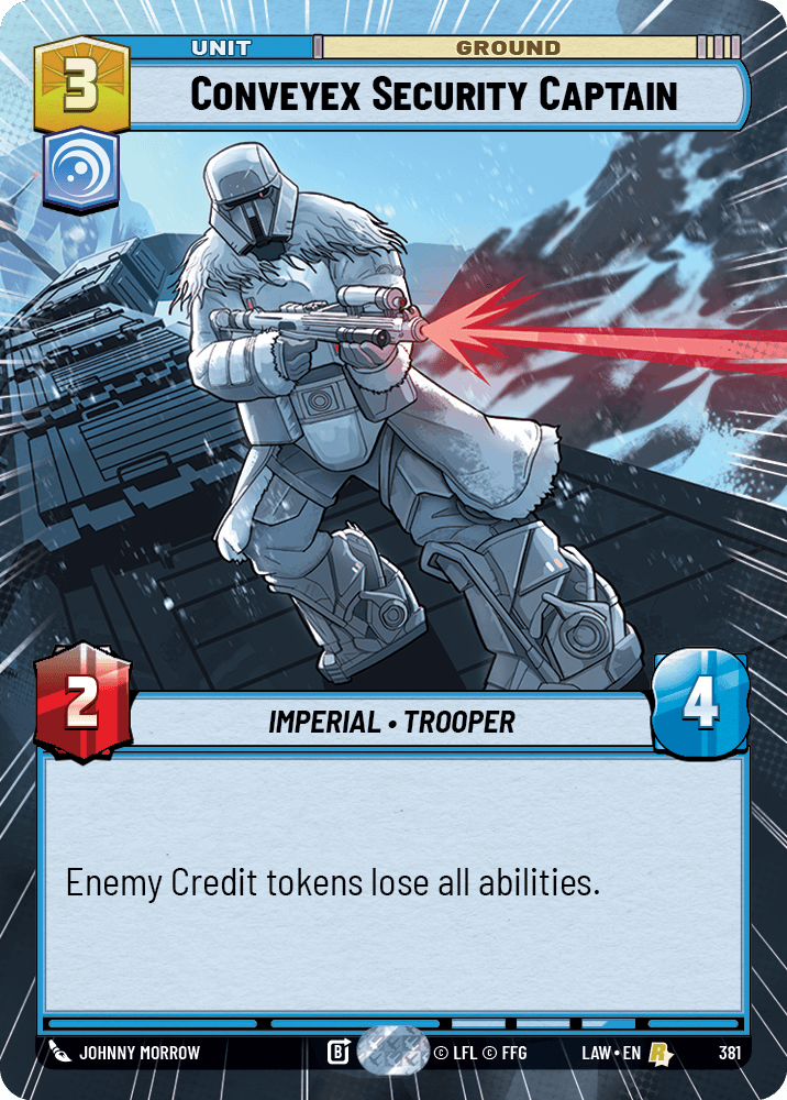 【LAW381/EN】Conveyex Security Captain (Hyperspace)