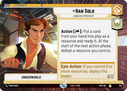 【SOR283/EN】Han Solo - Audacious Smuggler (HYPERSPACE)