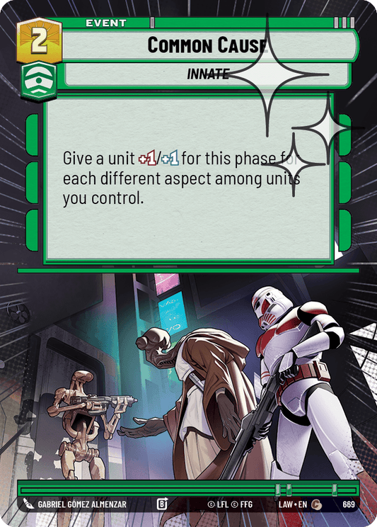 【LAW669/EN】Common Cause (Hyperspace/Foil)
