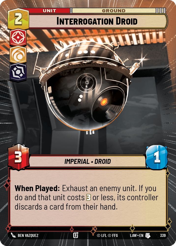 【LAW339/EN】Interrogation Droid (Hyperspace)