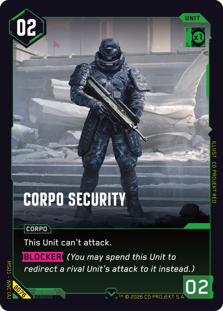 【WNCBβ076/EN】Corpo Security