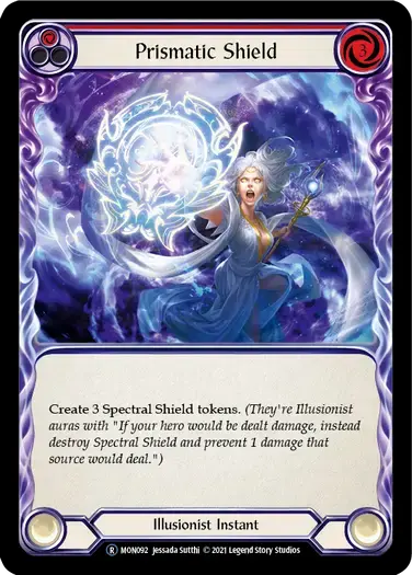 【U-MON092/EN】Prismatic Shield[Red]