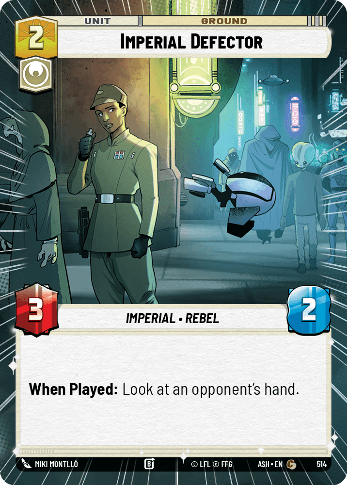 【ASH514/EN】Imperial Defector (Hyperspace)