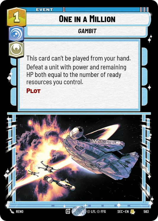 【SEC0563/EN】One in a Million (Foil)