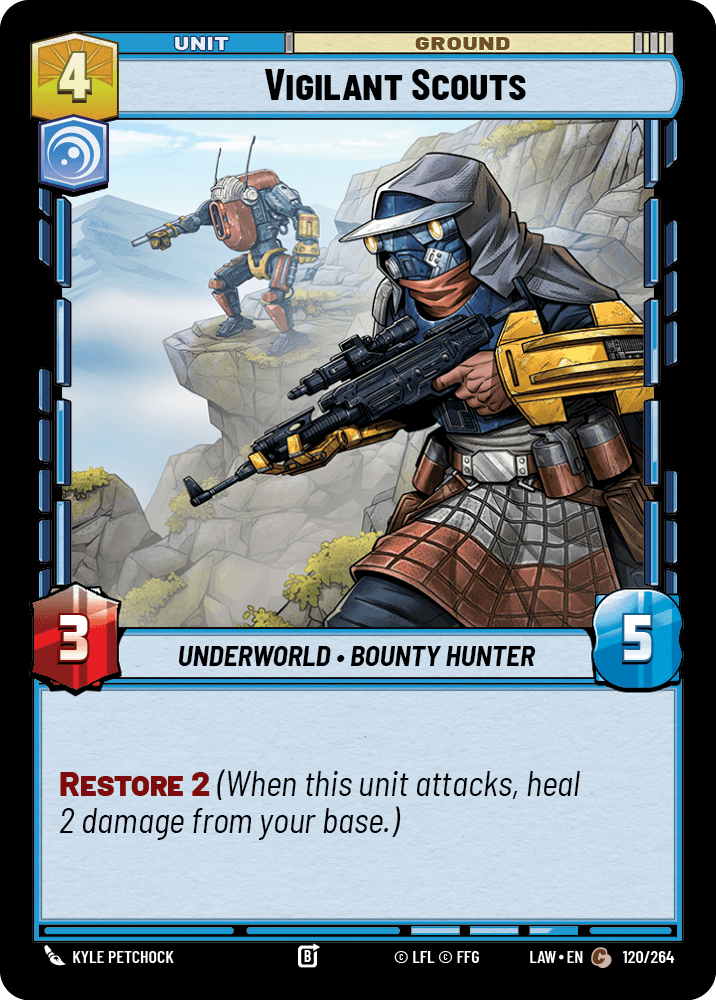 【LAW120/EN】Vigilant Scouts