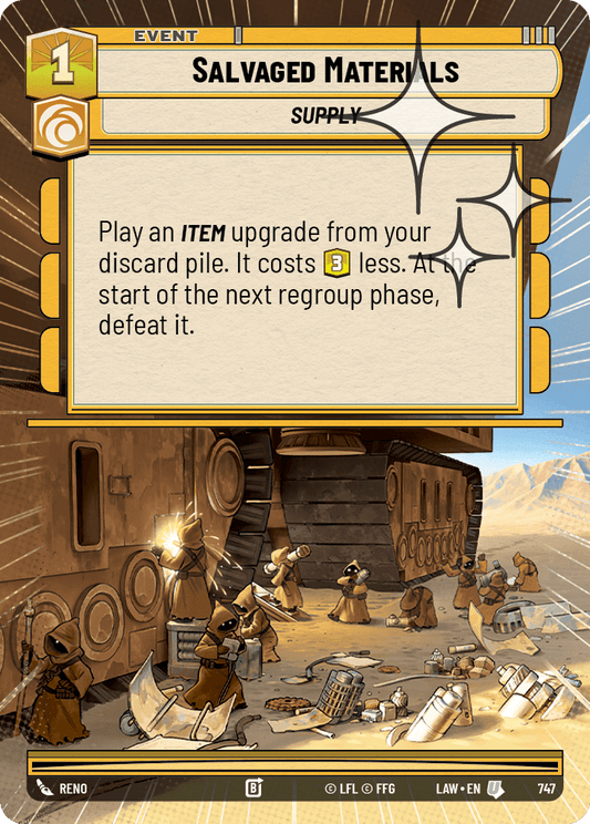 【LAW747/EN】Salvaged Materials (Hyperspace/Foil)