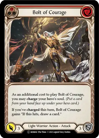 【U-MON042/EN/RF】Bolt of Courage[Red]