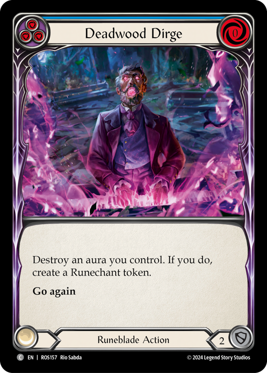 【ROS157/EN/RF】Deadwood Dirge/デッドウッドの哀歌[Blue]