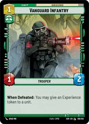 【SOR108/EN】Vanguard Infantry(FOIL)