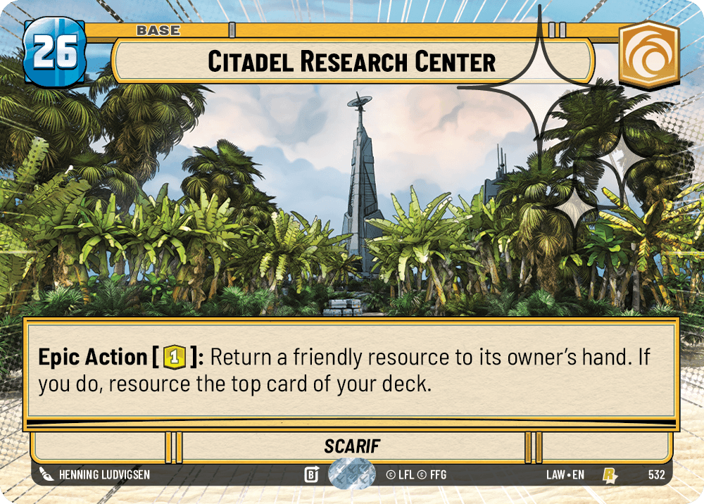 【LAW532/EN】Citadel Research Center (Hyperspace/Foil)