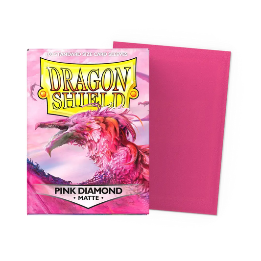 【Dragon Shield】Matte - PINK DIAMOND(スタンダードサイズ/100枚入り)※配送方法はゆうパックをご選択ください