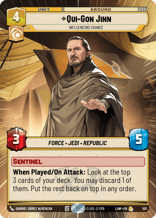 【LAW501/EN】Qui-Gon Jinn - Influencing Chance (Hyperspace)