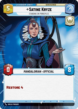 【SEC0269/EN】Satine Kryze - Standing on Principles (Hyperspace)