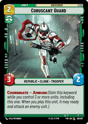 【TWI106/EN】Coruscant Guard(FOIL)