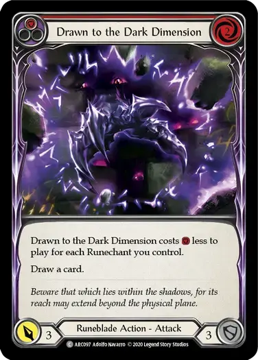 【U-ARC097/EN】[RF] Drawn to the Dark Dimension[Red]