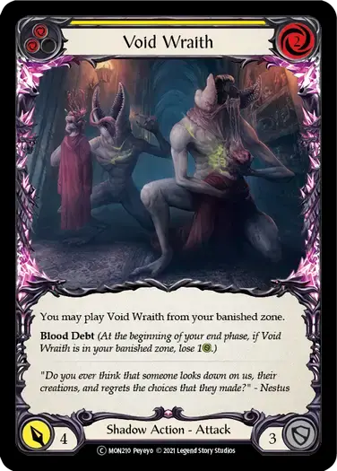 【U-MON210/EN】Void Wraith[Yellow]