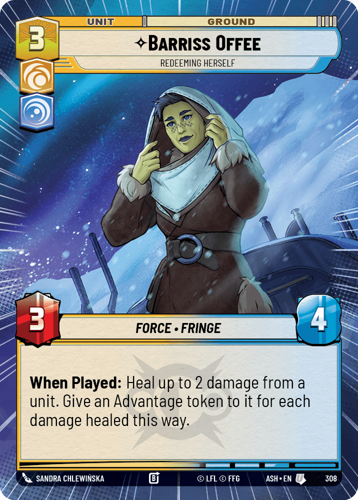 【ASH308/EN】Barriss Offee - Redeeming Herself (Hyperspace)