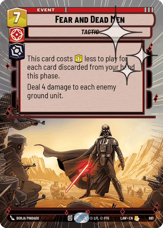 【LAW681/EN】Fear and Dead Men (Hyperspace/Foil)