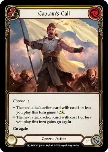 【U-MON261/EN】Captain's Call[Yellow]